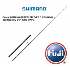 CANA SHIMANO GRAPPLER TYPE C SPINNING S82XH 2,49M 8'2" 200G 1+1PC ( ATUM ) CANA SHIMANO GRAPPLER TYPE C SPINNING S82XH 2,49M 8'2" 200G 1+1PC ( ATUM )